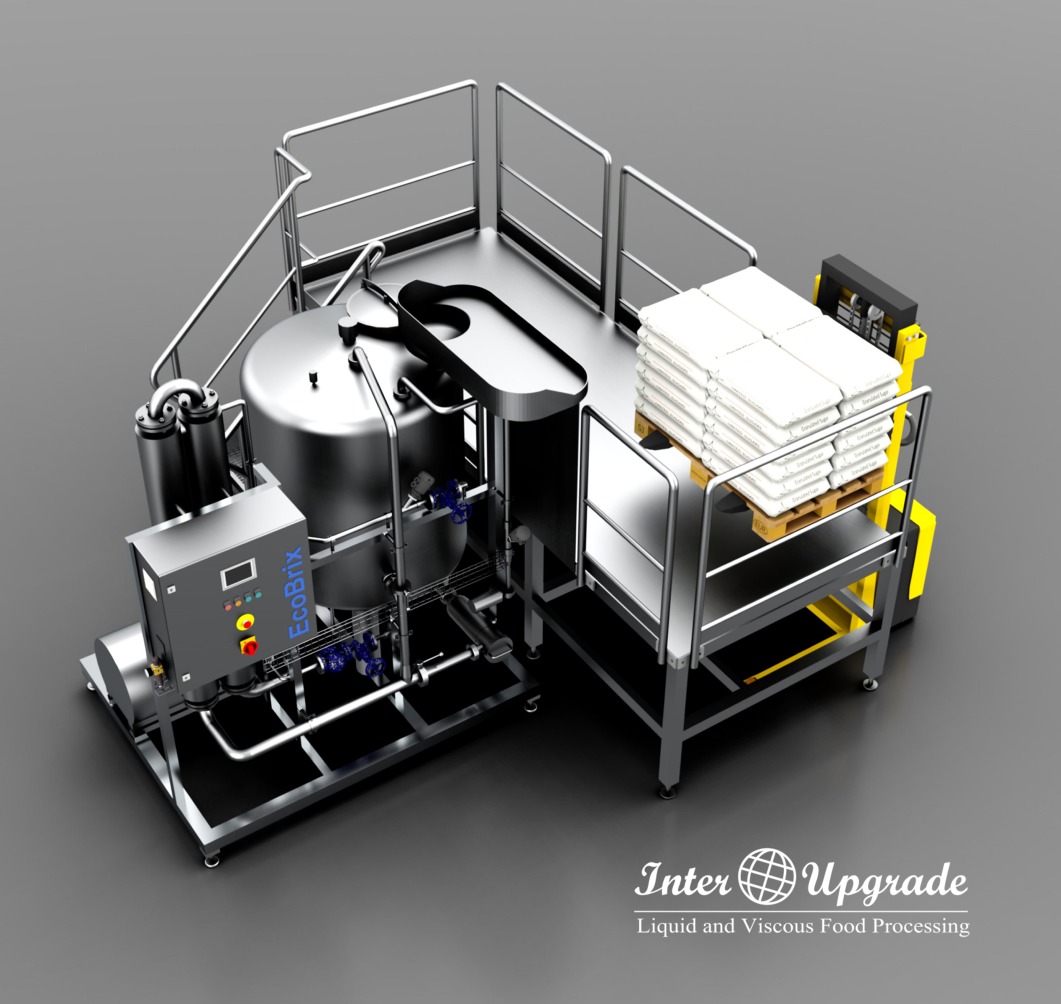 EcoFlash: automatisierte KZE in höchster Qualität zu einem sehr günstigen Preis. Sugar Dissolver EcoBrix Mini 3