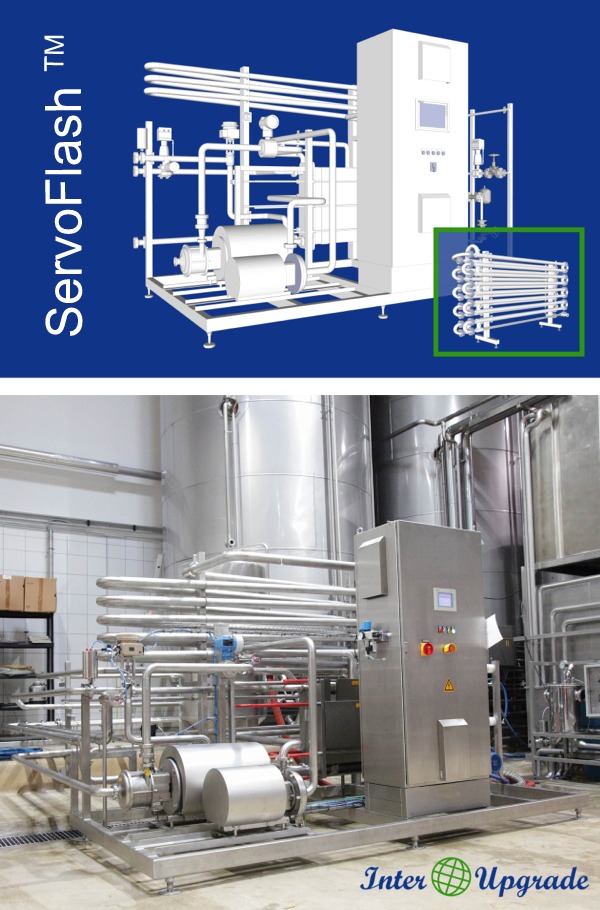 Flash Pasteurizer ServoFlash. Pasteurizers ServoFlash.